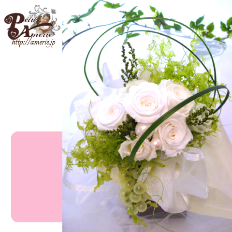 プリザーブドフラワー　パリのミニブーケ